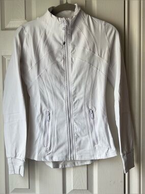 lululemon athletica Define White Zip-Up Women's Jacket